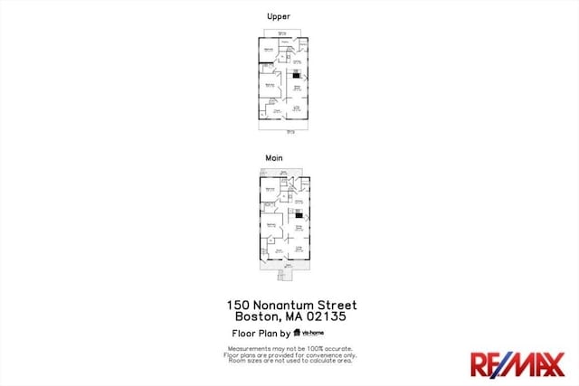 150 Nonantum St, Boston, MA 02135 - floor plan / room layout