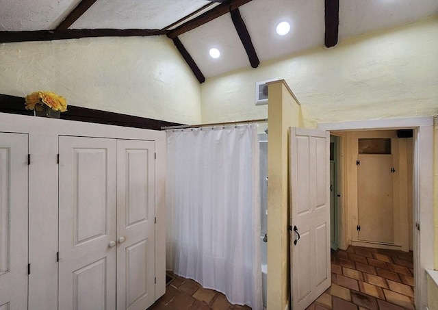 164 Worcester Rd, Westminster, MA 01473 - full bathroom with a textured wall and shower / bath combination with curtain