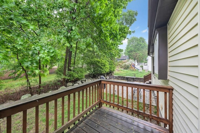 view of deck