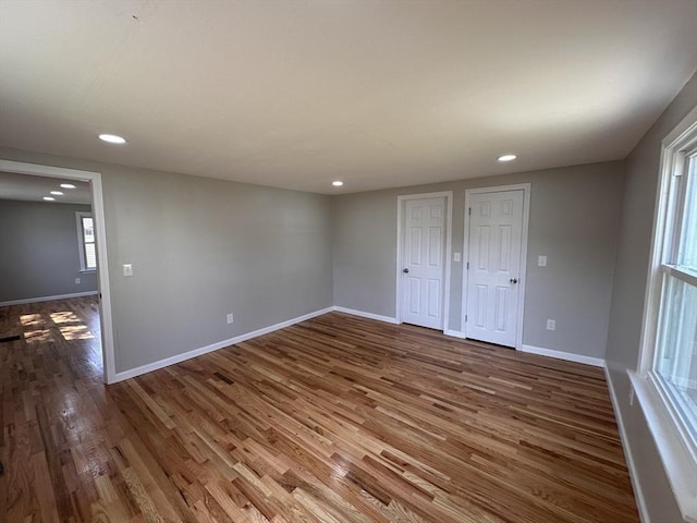 250 Gresham St, Springfield, MA 01119 - unfurnished room featuring wood finished floors and recessed lighting
