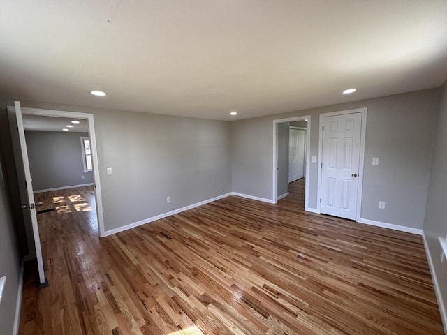 250 Gresham St, Springfield, MA 01119 - unfurnished room with wood finished floors and recessed lighting