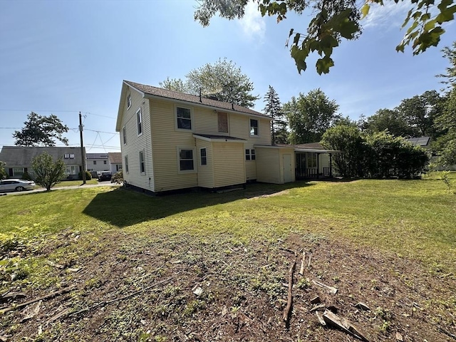 250 Gresham St, Springfield, MA 01119 - back of property featuring a yard