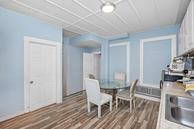 45-47 Crescent St, Swampscott, MA 01907 - dining space featuring wood finished floors