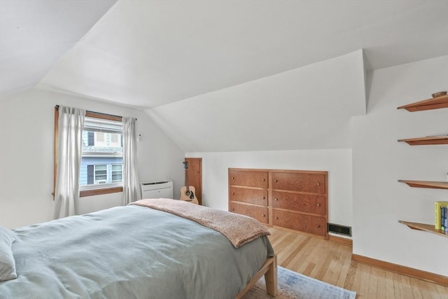 109 Euclid Ave, Pittsfield, MA 01201 - bedroom with wood finished floors and vaulted ceiling