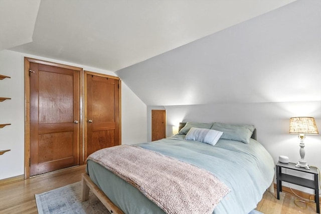 109 Euclid Ave, Pittsfield, MA 01201 - bedroom featuring light wood finished floors and lofted ceiling