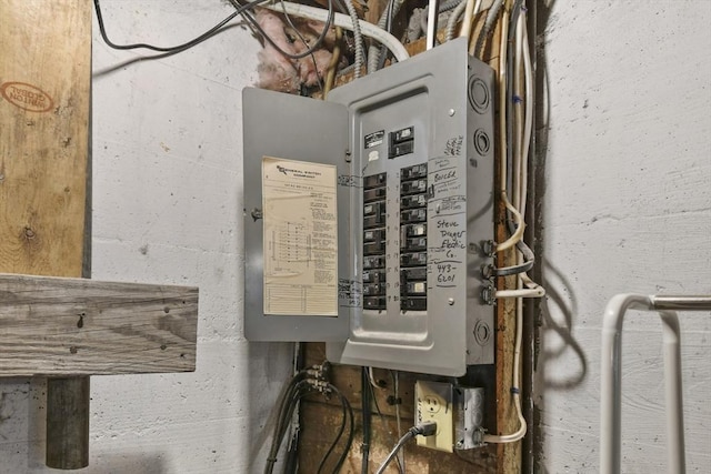 109 Euclid Ave, Pittsfield, MA 01201 - utility room with electric panel