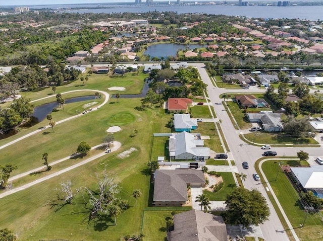 1656 Saint Clair Ave E, Fort Myers, FL 33903 - drone / aerial view with a water view