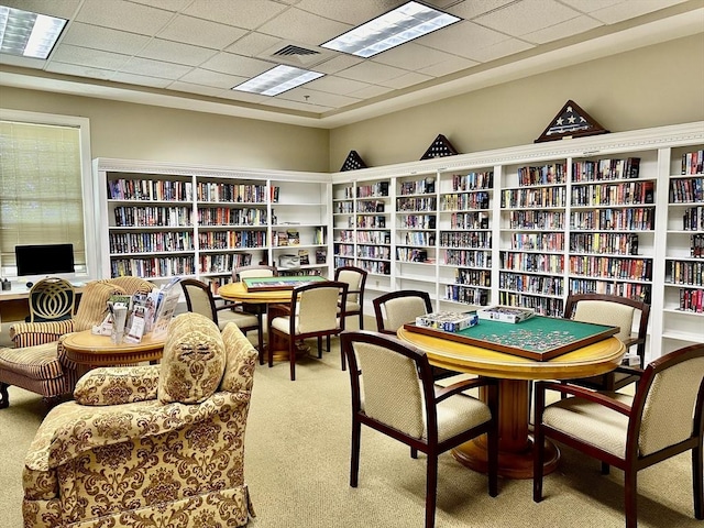 1408 Fox Run, Middleboro, MA 02346 - carpeted office featuring wall of books