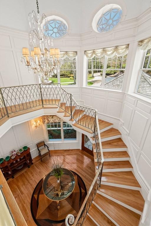 interior space with stairs