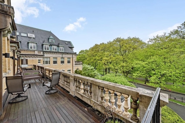 60 Glen Rd Unit 201, Brookline, MA 02445 - view of wooden terrace