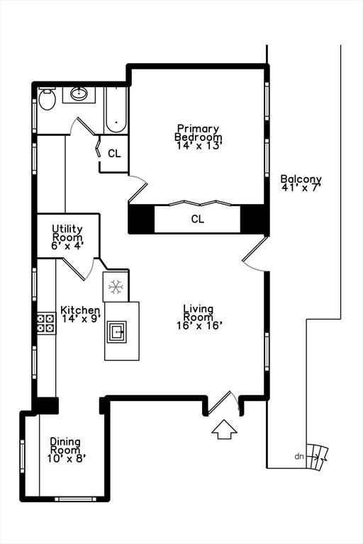 60 Glen Rd Unit 201, Brookline, MA 02445 - property floor plan