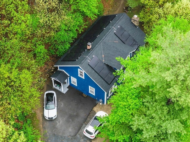 drone / aerial view