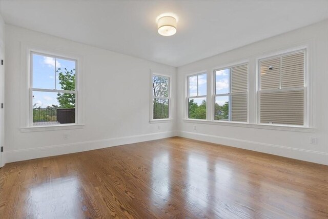 197-199 Winchester St, Brookline, MA 02446 - spare room with plenty of natural light, baseboards, and wood finished floors