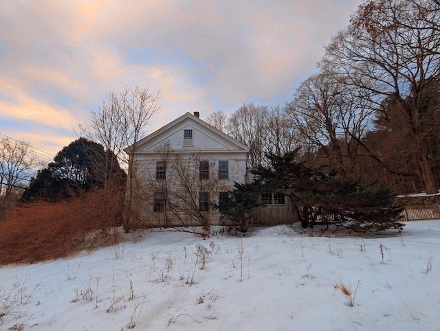 view of greek revival house