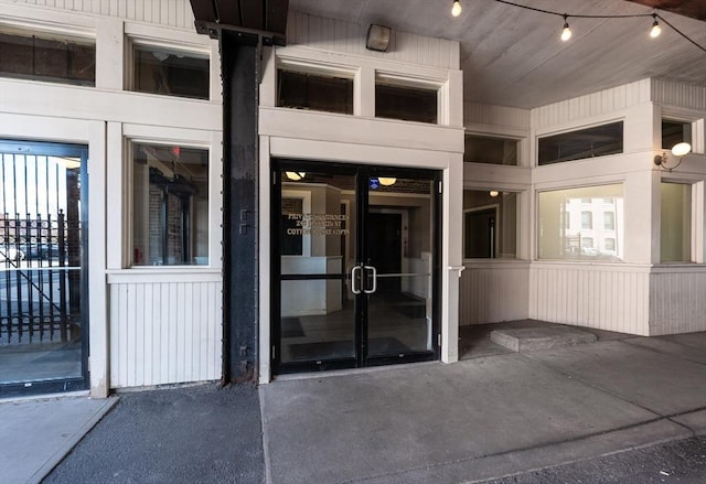 view of exterior entry