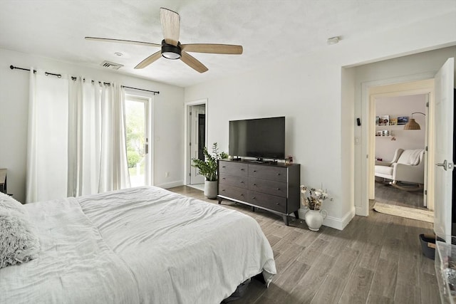 50 Triton Ave, Winthrop, MA 02152 - bedroom featuring wood finished floors, baseboards, and ceiling fan