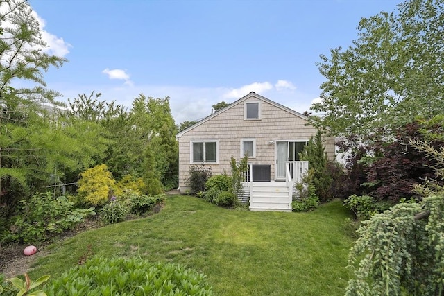 50 Triton Ave, Winthrop, MA 02152 - back of house with a yard
