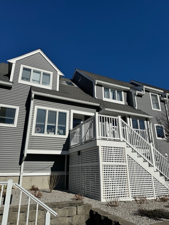 view of rear view of property