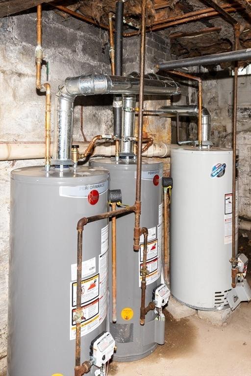 342 Broadway, North Attleboro, MA 02760 - utility room with gas water heater