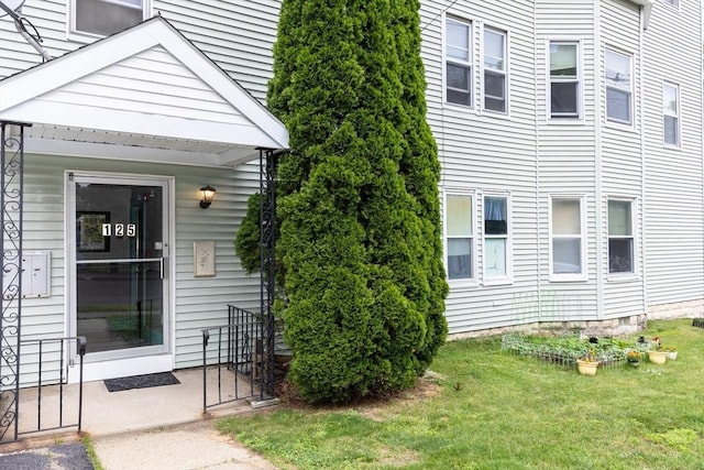 342 Broadway, North Attleboro, MA 02760 - property entrance with a yard