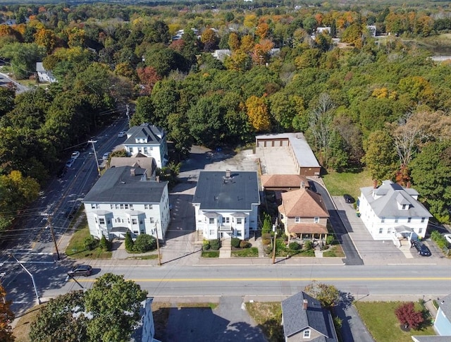 342 Broadway, North Attleboro, MA 02760 - aerial perspective of suburban area with a forest