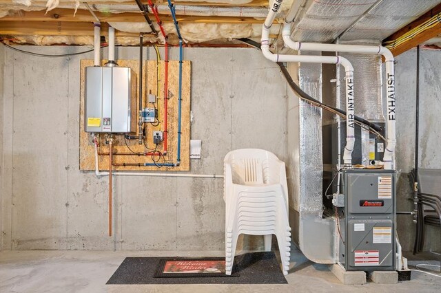 utilities with tankless water heater