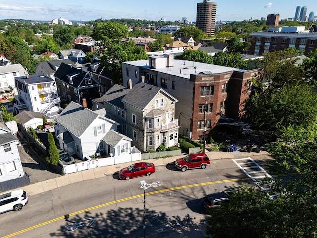 439 Walnut Ave, Boston, MA 02119 - drone / aerial view