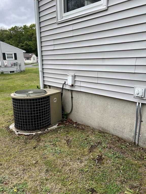 50 Feltham Rd, Springfield, MA 01118 - exterior view of central AC unit