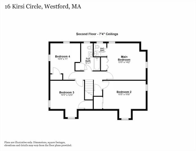 16 Kirsi Cir, Westford, MA 01886 - room layout
