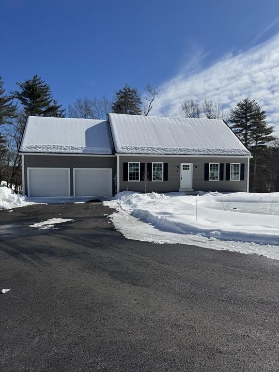 ranch-style house with an attached garage