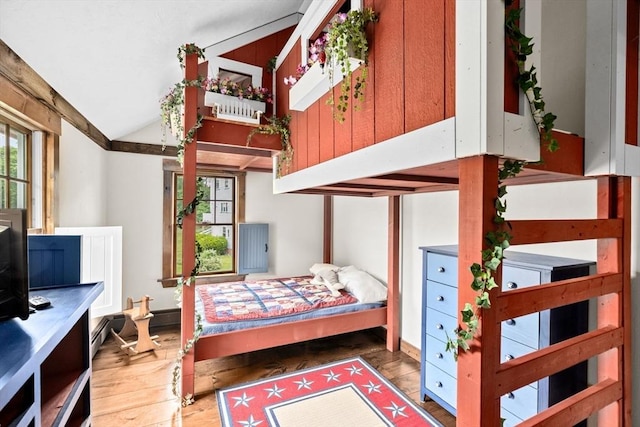 3 Side Hill Rd, Hingham, MA 02043 - bedroom featuring wood finished floors and lofted ceiling