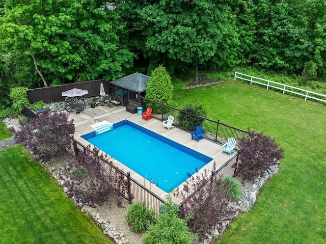3 Side Hill Rd, Hingham, MA 02043 - view of pool with a patio, an exterior structure, and an outdoor structure
