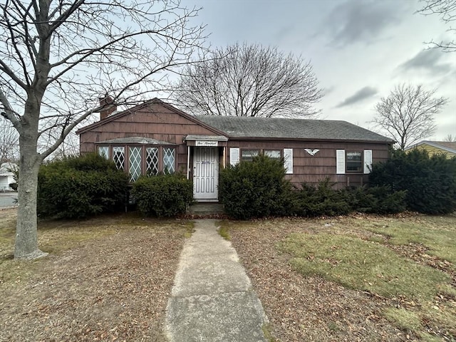 view of front of property