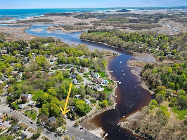4 Agawam Ave, Ipswich, MA 01938 - drone / aerial view of a nearby body of water