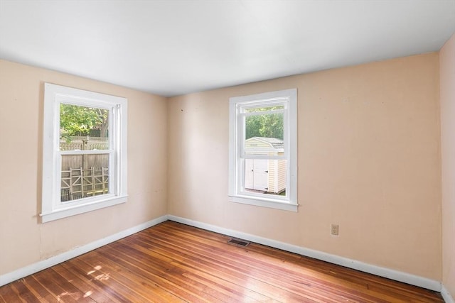 134 Hampton Cir, Hull, MA 02045 - unfurnished room with wood-type flooring and baseboards