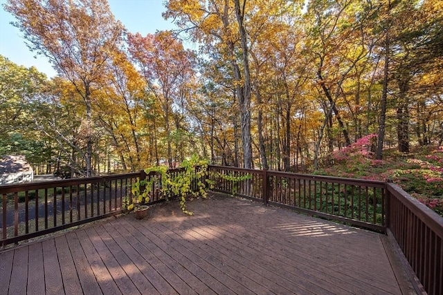 view of deck