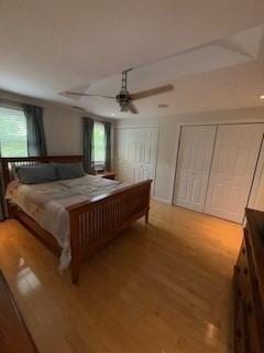 100 E 6th St Unit 2, Dracut, MA 01826 - bedroom featuring multiple windows and wood finished floors