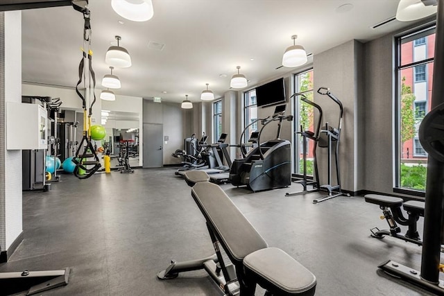 1515 Commonwealth Ave Unit 314, Boston, MA 02135 - view of gym