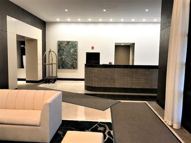 view of reception area