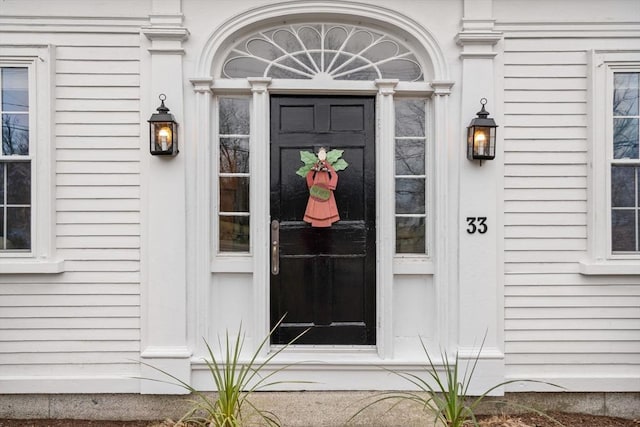 view of entrance to property