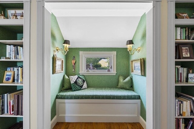 3 Anchorage Ln, Marblehead, MA 01945 - sitting room with baseboards and wood finished floors