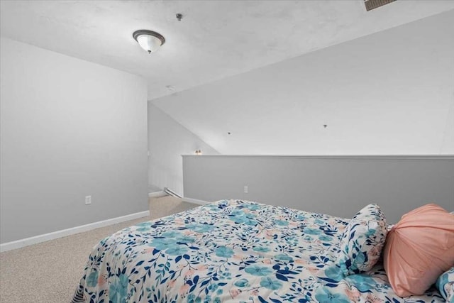 216 Reservoir St Unit 304, Holden, MA 01520 - carpeted bedroom with baseboards and lofted ceiling
