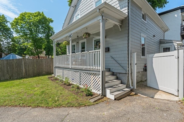 100 Ashland St, Lynn, MA 01905 - view of front of property featuring covered porch