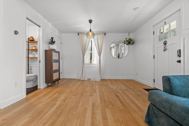 100 Ashland St, Lynn, MA 01905 - dining area with light wood-style flooring and baseboards