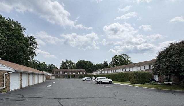 351-355 Main St Unit G, Easthampton, MA 01027 - view of asphalt road with community garages