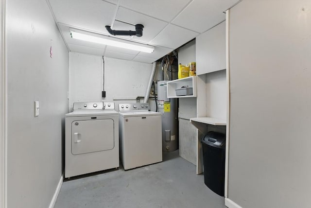 215 Pine Acre Rd, Springfield, MA 01129 - laundry area featuring washer and dryer and electric water heater