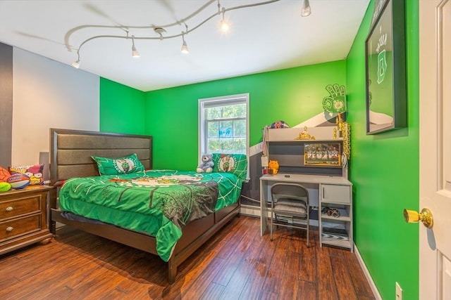 68 Ice Pond Dr, Northampton, MA 01062 - bedroom with hardwood / wood-style flooring and rail lighting