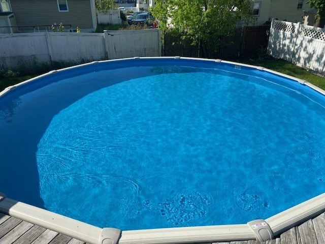 view of pool with a fenced in pool and a fenced backyard