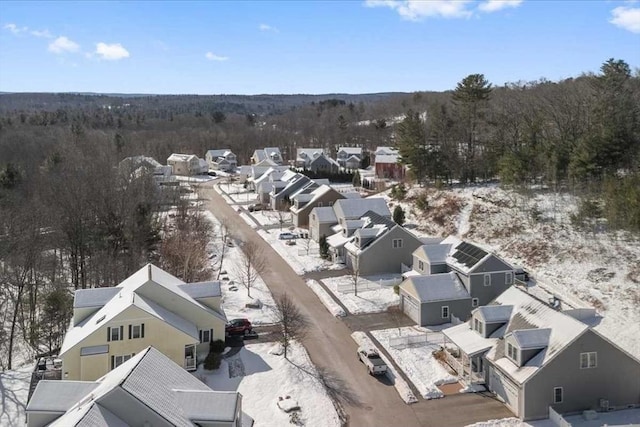 drone / aerial view featuring a residential view