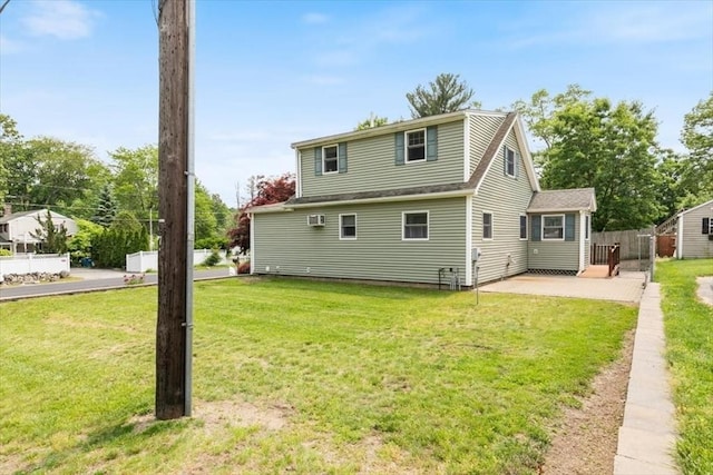 72 Heath St, Tewksbury, MA 01876 - rear view of property with a patio